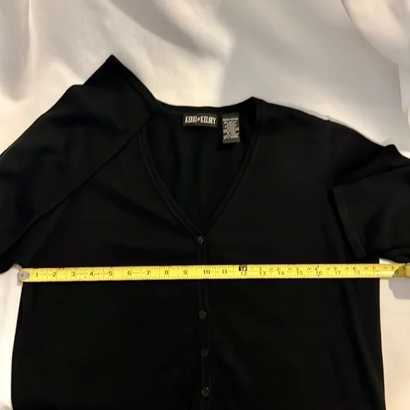 Cardigans~2~Periwinkle & Black / Kerri n Kelsey - Picture 8 of 12